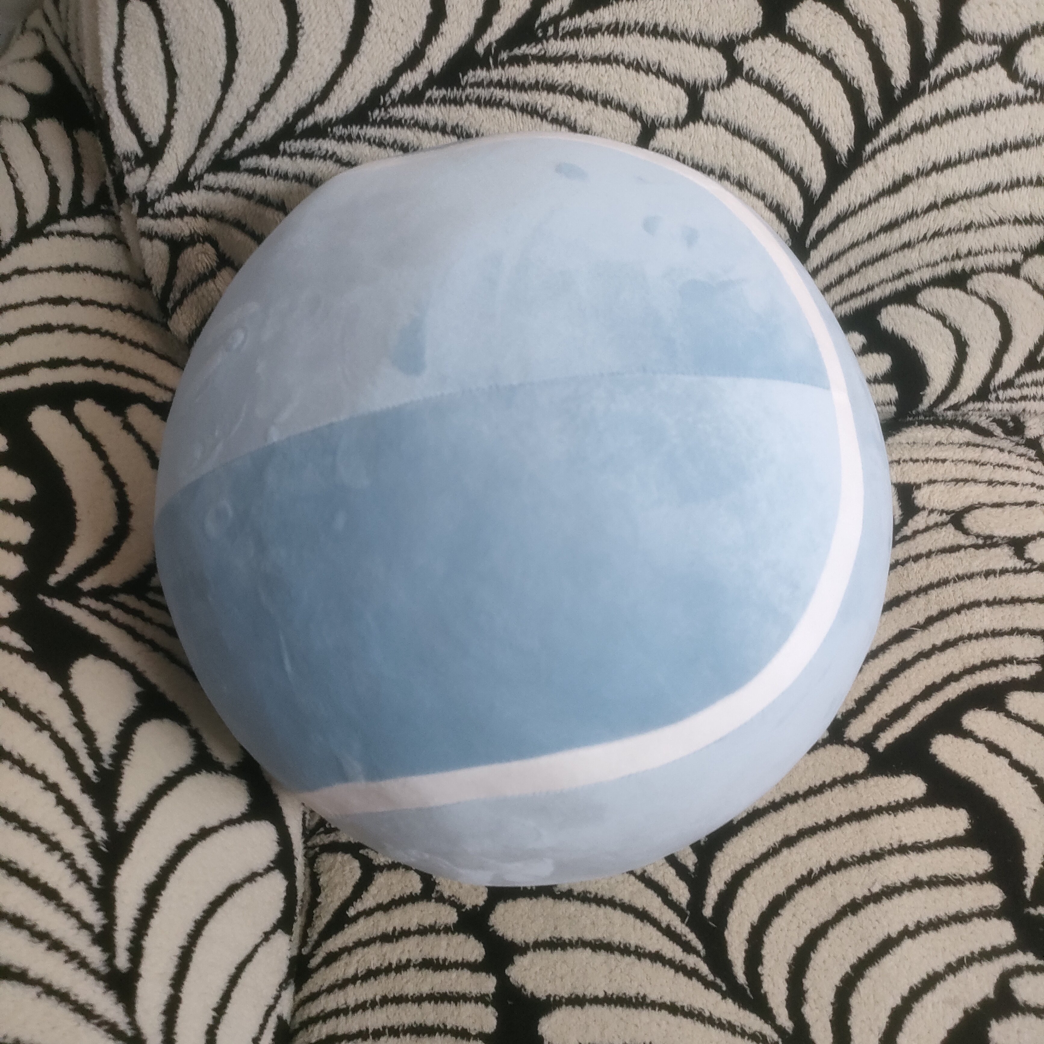 定制浅蓝色毛绒网球40cm45cm25cm15cm摄影棚拍摄大号成人玩具抱枕