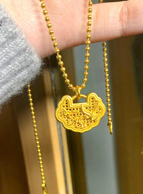 金店同款沙999喜上眉梢吊