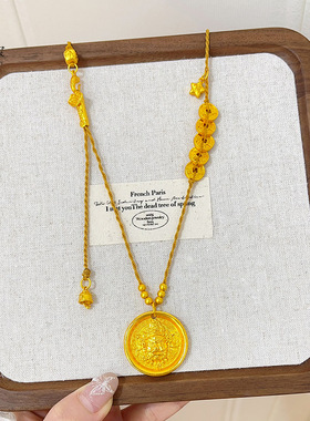 沙金999古法錾刻黄财神吊