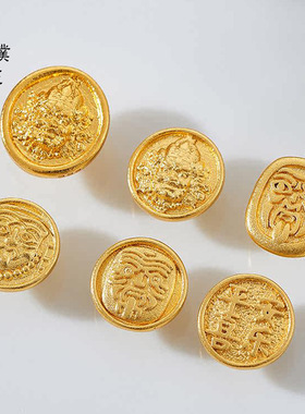 金店同款沙黄财神扎基拉姆