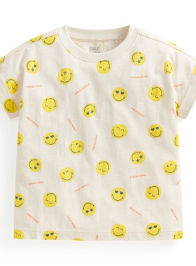 lativ 诚衣 SmileyWorld®竹节棉印花T恤-童