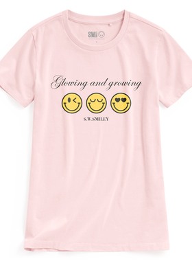 lativ 诚衣 S.W.SMILEY®印花T恤-08-女