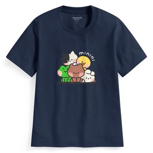 FRIENDS LINE minini厚版 印花T恤 女 lativ 诚衣