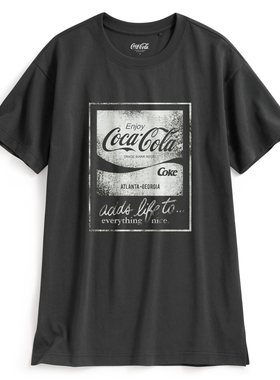 lativ 诚衣 可口可乐宽长版印花T恤-14-女