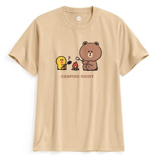 lativ FRIENDS印花T恤 LINE 男 诚衣