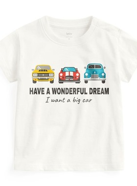 lativ 诚衣 汽车印花T恤-Baby