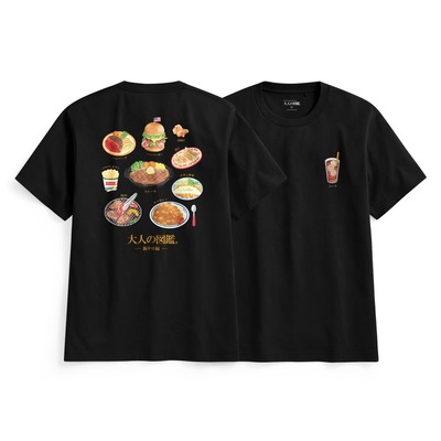 lativ 诚衣 大人的图鉴厚版印花T恤-05-男