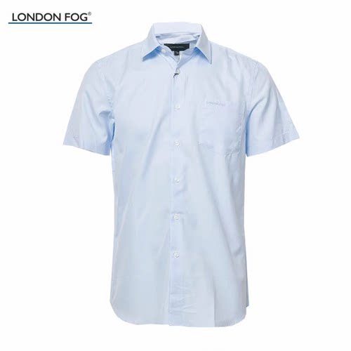LONDONFOG短袖商务休闲衬衫男