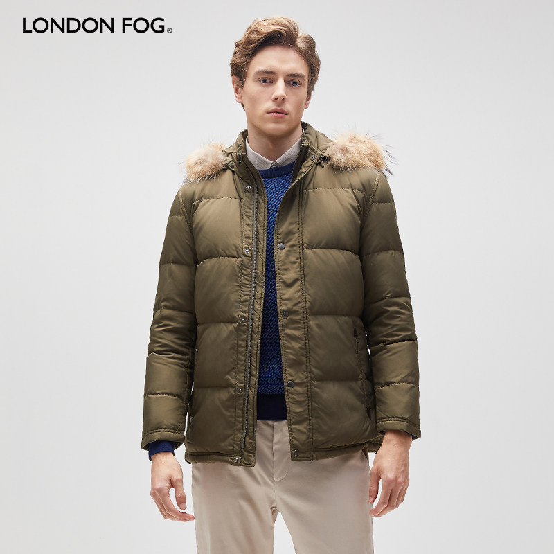 LONDONFOG防风羽绒服男防风夹克
