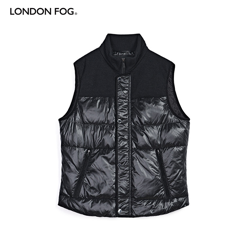 LONDONFOG立领休闲羽绒马甲男