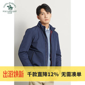 圣大保罗秋冬新款 立领隐藏帽休闲夹克外套专柜正品