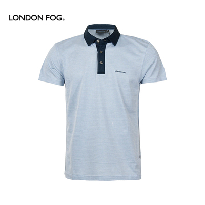 LONDONFOG男士短袖T恤桑蚕丝衫