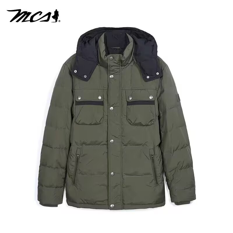 MCS男休闲羽绒服加厚保暖