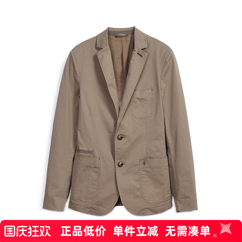 MCS水洗春季美式复古薄休闲西服