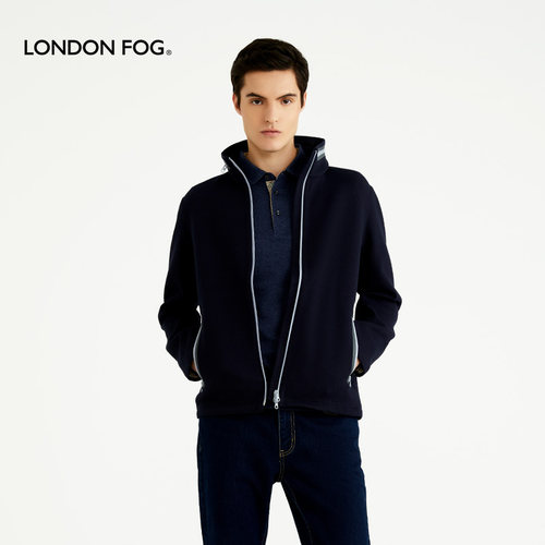 LONDONFOG男装立领简约卫衣