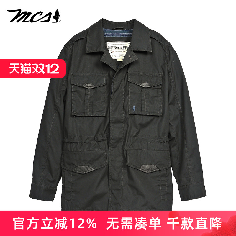 MCS翻领秋冬款男士夹克