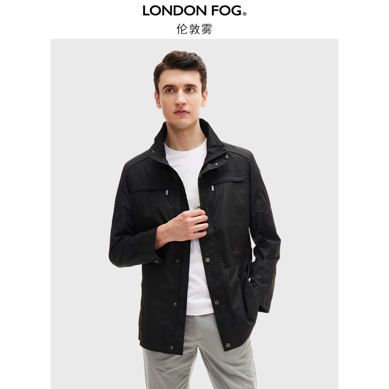 LONDONFOG薄秋季立领帅气防风衣