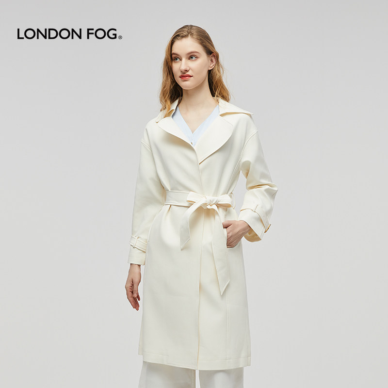 LONDONFOG中长款英伦风风衣女