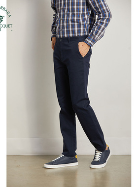 圣大保罗2025秋冬男士休闲长裤中腰无褶紧身版男休闲裤PW19WP106M