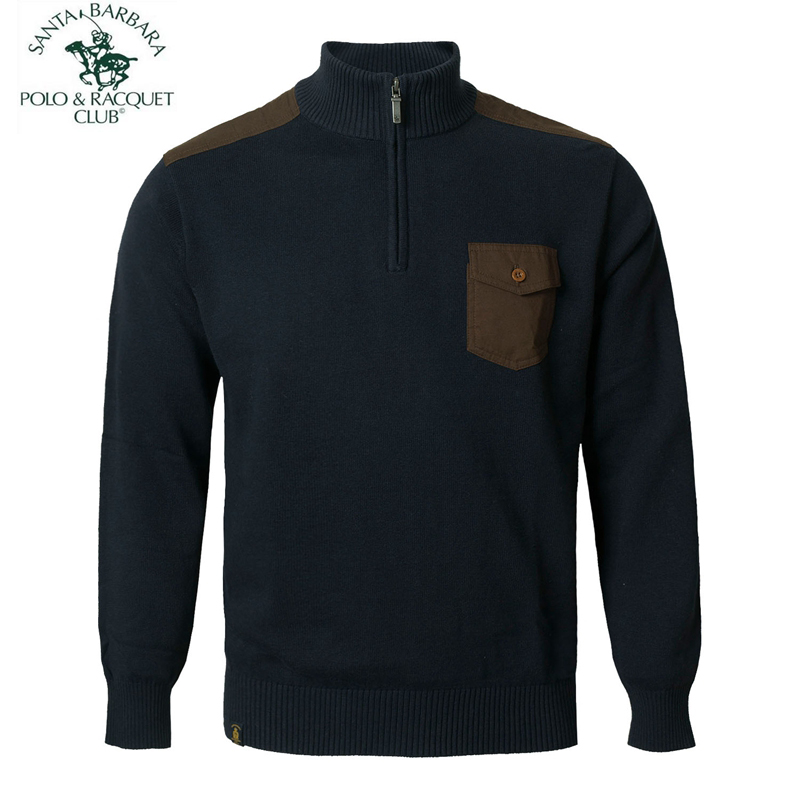 秋冬羊绒中年立领大码毛衣