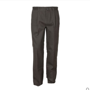 圣大保罗男装棉制单褶大码商务工装裤休闲裤 秋冬款长裤PW12WP101