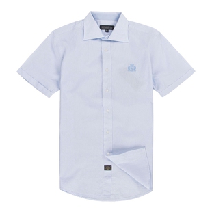 SANTA BARBARA POLO＆RACQUET CLUB/圣大保罗男短袖衬衫PS12WH136