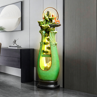 风水轮招财流水客厅办公室循环水乔迁新居礼品装饰品摆件开业礼物