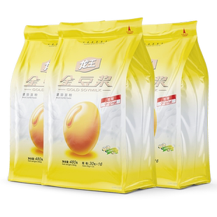 龙王经典金豆浆粉480g*3包囤货装美味营养健康早餐冲饮速溶豆粉