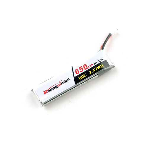 1S LIHV高压 3.8v 650mah 60C穿越机锂电池Moblite7 75MM 小7专用