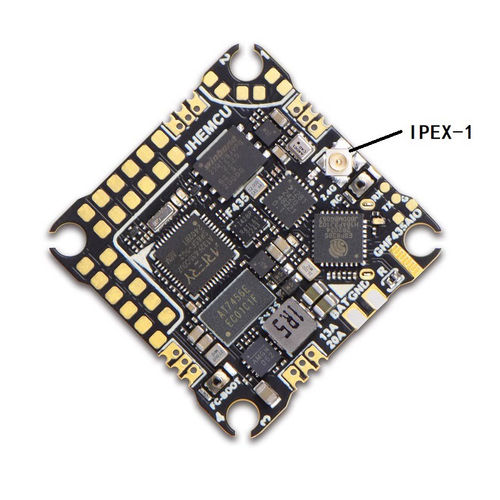 JHEMCU津航F435AIO V2飞控20A电调穿越机F4飞控2-4S内置ELRS 2.4G
