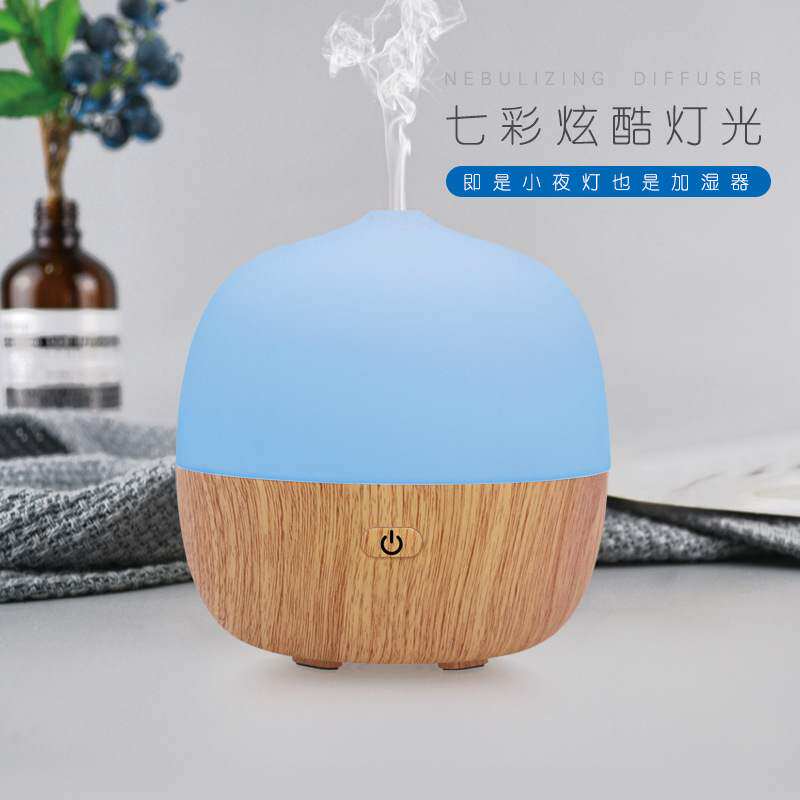 新款椰子香薰机超声波静音香薰机 空气净化器家用夜灯加湿器