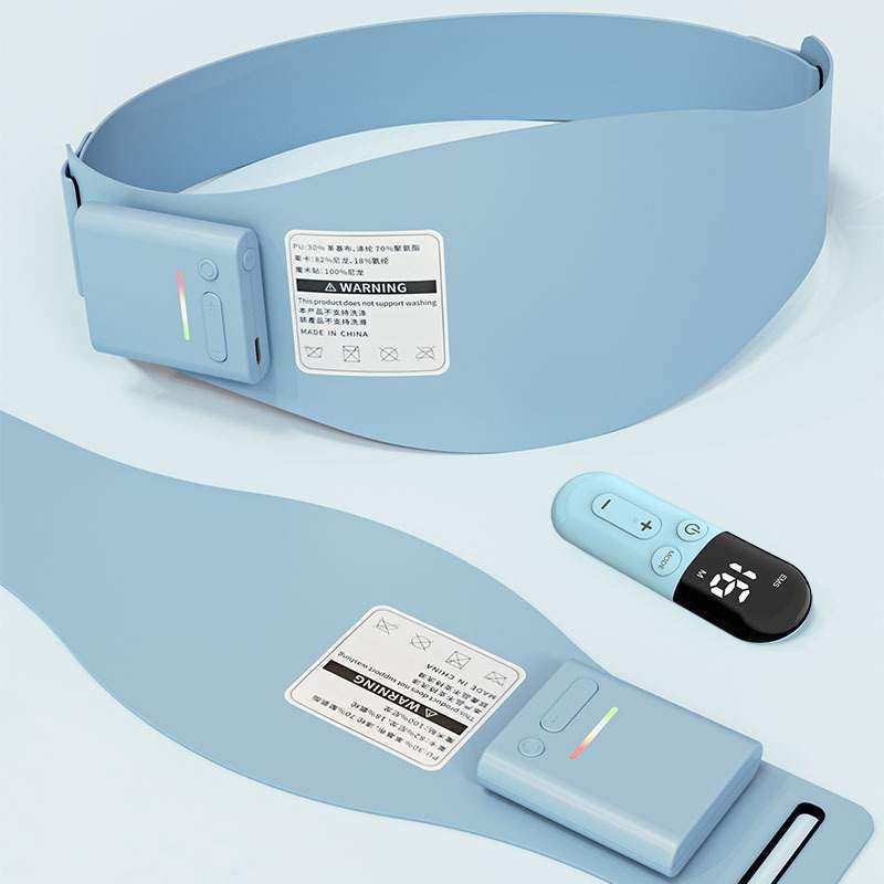 EMS腹部健身仪微电流减肥瘦身护腰震动加热按摩热敷暖宫发热腰带