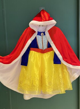 迪士尼冬季加绒贝尔礼服裙