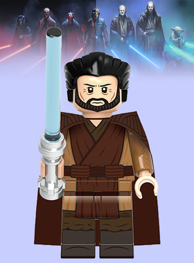 星球大战人仔G0063杜库伯爵绝地武士第三方男孩益智拼装积木玩具