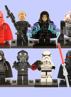 星战人仔积木帕尔帕庭暴风兵皇家禁卫兵X0105第三方拼装积木玩具