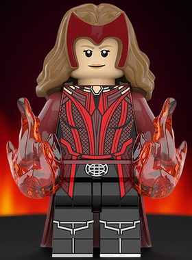 复仇者联盟XP442旺达猩红绯红女巫第三方积木人仔玩具模型礼物