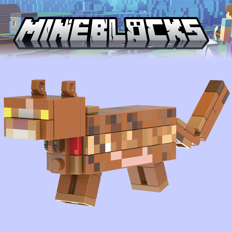 兼容乐高我的世界动物积木男孩子第三方拼装儿童益智玩具1614猫