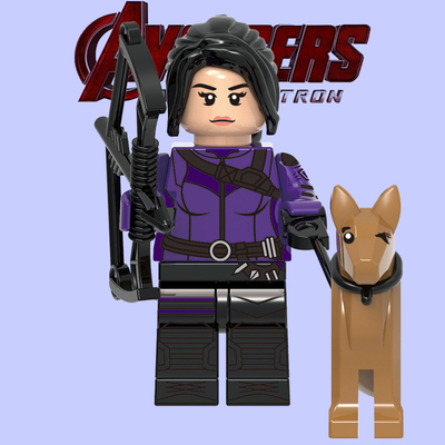 第三方人仔1849凯特毕肖普二代鹰眼儿童益智男生拼装积木玩具