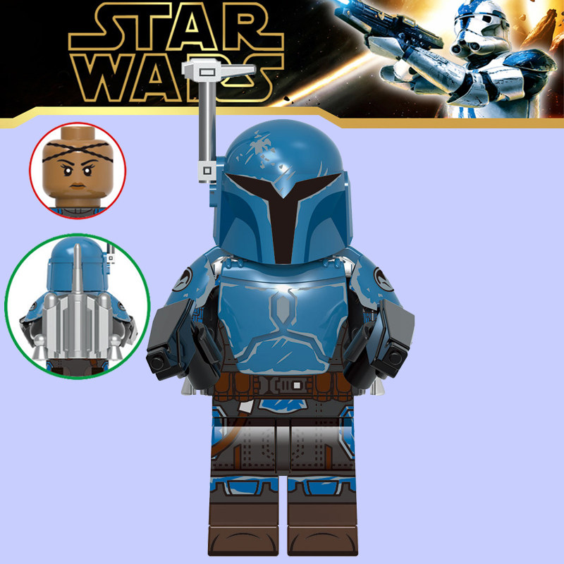 兼容乐高星球大战人仔积木1958科斯卡曼达洛人益智男孩拼装玩具