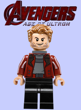 超级英雄复仇者联盟3 星爵PG156 sh499 76107人仔积木拼装玩具