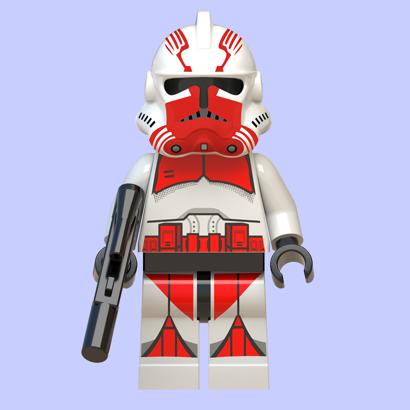 星球大战 sw531 WM555震击部队 人仔积木 Shock Trooper 75046