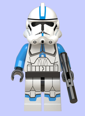 sw445 星球大战人仔501军团克隆人战争 75004 75002拼装积木玩具