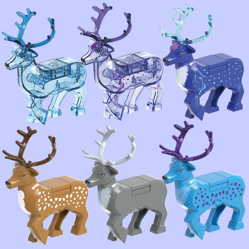 x0319动物坐骑梅花鹿益智