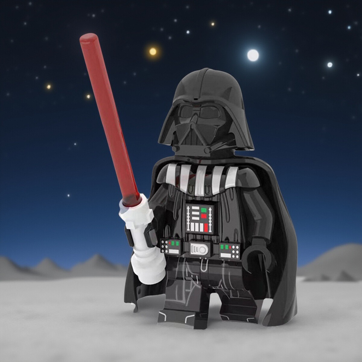 星球大战人仔XP269帝国勋爵黑武士达斯维达第三方积木拼装玩具