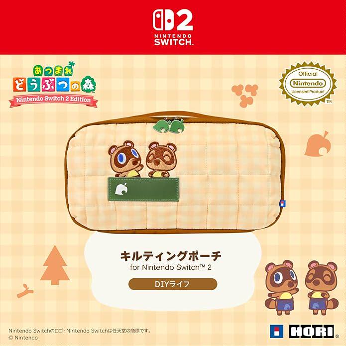 HORI 集合啦 动物森友会 NS switch2 专用收纳包手提 DIY生活款图片