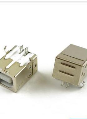 FCI 61729-1010BLF USB2.0  BF 4POS DIP90度直插  打印机连接器