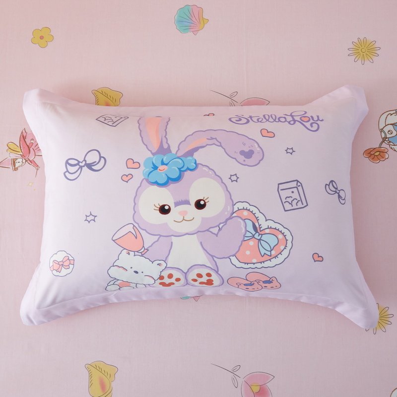 儿童枕套纯棉30x50cm迪士尼星黛露幼儿园卡通女孩全棉枕头套40x60