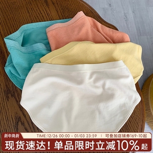 秋冬软糯舒适中腰三角裤 Blue Sock德绒拜耳发热纤维磨毛女士内裤