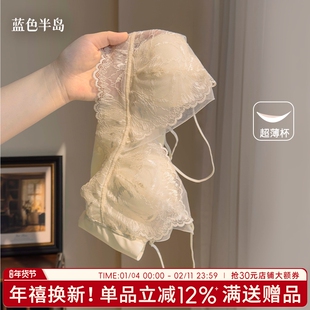 轻柔猫爪杯女士内衣文胸性感蕾丝2026新款少女纯欲风无痕舒适法式