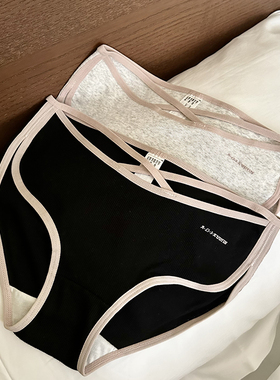 内裤女生纯棉性感女三角裤女士新款夏季薄款底裤低腰纯欲透气短裤